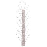 5-row Stainless Steel Bird & Pigeon Spikes Set of 6 3 m - Side View