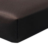 Dog Mat Flat Square Brown M - Side View