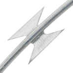 BTO-22 Clipped Concertina Razor Wire Galvanised Steel 60 m