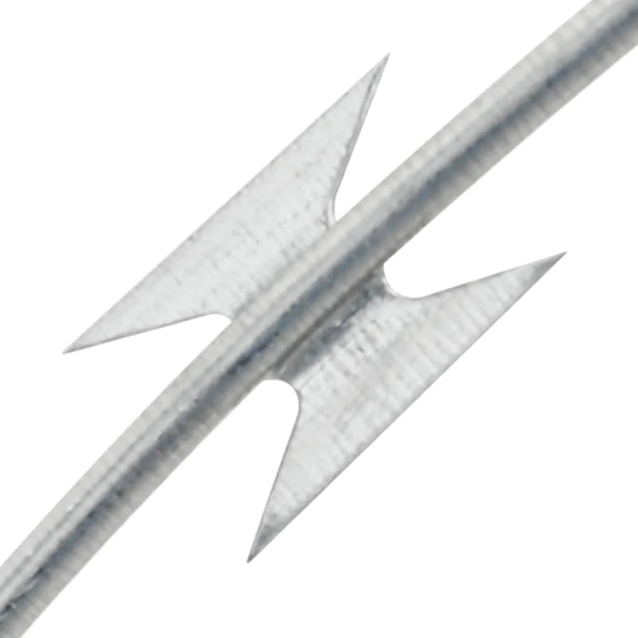 BTO-22 Clipped Concertina Razor Wire Galvanised Steel 60 m