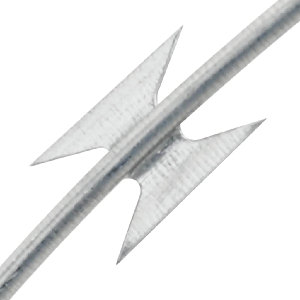BTO-22 Clipped Concertina Razor Wire Galvanised Steel 100 m