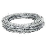BTO-22 Clipped Concertina Razor Wire Galvanised Steel 150 m - Front View