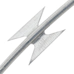 BTO-22 Clipped Concertina Razor Wire Galvanised Steel 150 m