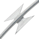 BTO-22 Clipped Concertina Razor Wire Galvanised Steel 150 m - Side View