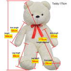 XXL Soft Plush Teddy Bear Toy White 160 cm