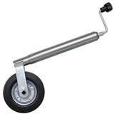 48 mm Jockey Wheel with 2 Support Tubes & 3 Split Clamps - Front View