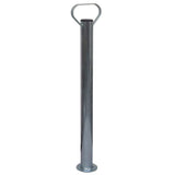 48 mm Jockey Wheel with 2 Support Tubes & 3 Split Clamps - Side View