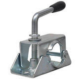 48 mm Jockey Wheel with 2 Support Tubes & 3 Split Clamps - Top-Down View