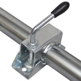 48 mm Jockey Wheel with 1 Split Clamp - 45-Degree Angle