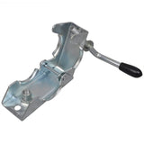 2 Support Tubes with 2 Split Clamps for 48 mm Jockey Wheel - Top-Down View