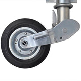 Heavy-duty Trailer Jack Wheel 60 mm - Side View