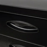 Metal Tool Chest 3 Drawers Black - Top-Down View