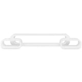 3 White MDF Floating Wall Display Shelf Cubes Book/DVD Storage - 45-Degree Angle