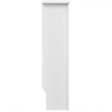 White Radiator Cover Heating Cabinet 152 cm Engineered Wood