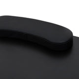 Folding Manicure Nail Table with Castors Black - Top-Down View