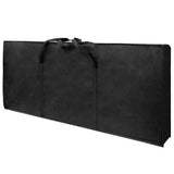 Folding Manicure Nail Table with Castors White - 45-Degree Angle