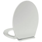 Soft-close Toilet Seat White Oval