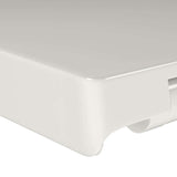Soft-close Toilet Seat with Quick-release Design White Square - Extra Image