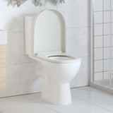 Soft-close Toilet Seat with Quick-release Design White Square