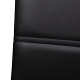 Cantilever Dining Chairs 2 pcs Black Faux Leather