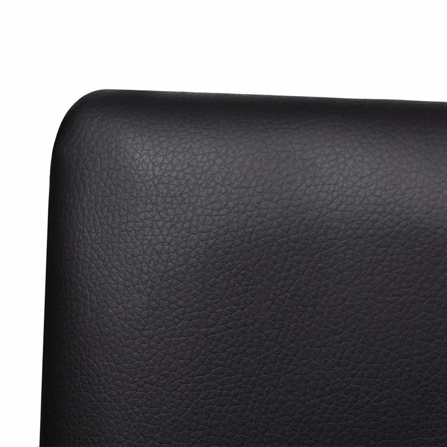 Cantilever Dining Chairs 2 pcs Black Faux Leather