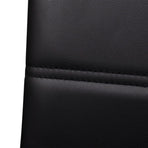 Cantilever Dining Chairs 4 pcs Black Faux Leather