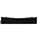 Ceramic Bathroom Sink Basin Black Rectangular - 45-Degree Angle