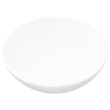 Ceramic Bathroom Sink Basin White Round - Front View