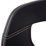 Dining Chairs 2 pcs Black Bent Wood and Faux Leather