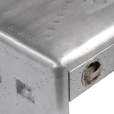 Aviator Coffee Table 3 Drawers Vintage Aircraft Airman Style - Top-Down View