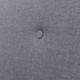 Armchair Light Grey Fabric