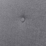 Armchair Light Grey Fabric