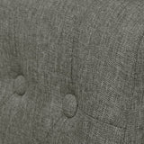 Dining Chairs 2 pcs Light Grey Fabric