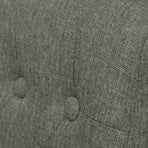 Dining Chairs 2 pcs Light Grey Fabric