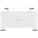 Washing Machine Pedestal with Drawer White - Front View