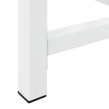 Washing Machine Pedestal with Pull-Out Shelf White