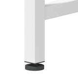 Washing Machine Pedestal with Pull-Out Shelf White - Low Angle