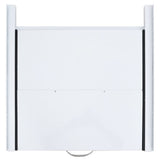 Washing Machine Stacking Kit with Pull-Out Shelf - Rear View