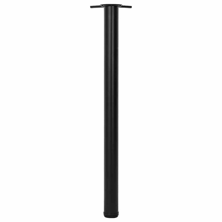 4 Height Adjustable Table Legs Black 870 mm