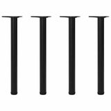 Adjustable Table Legs 4 pcs Black 710 mm