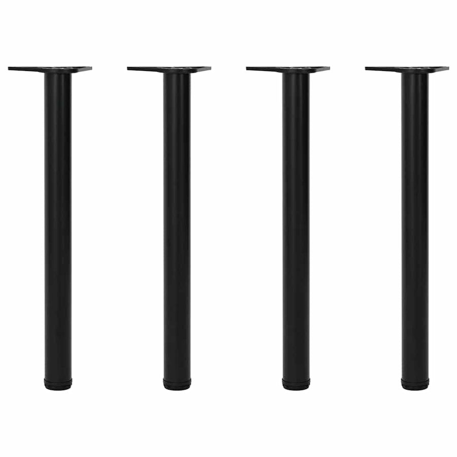 Adjustable Table Legs 4 pcs Black 710 mm