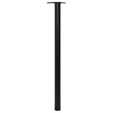 Adjustable Table Legs 4 pcs Black 1100 mm - Front View