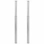 Telescopic Table Legs 2 pcs Stainless Steel 710 mm-1100 mm