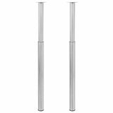 Telescopic Table Legs 2 pcs Stainless Steel 710 mm-1100 mm
