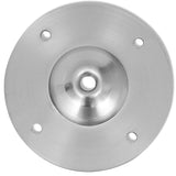 Telescopic Table Legs 2 pcs Brushed Nickel 710 mm-1100 mm - Rear View