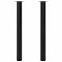 Telescopic Table Legs 2 pcs Black 710 mm-1100 mm