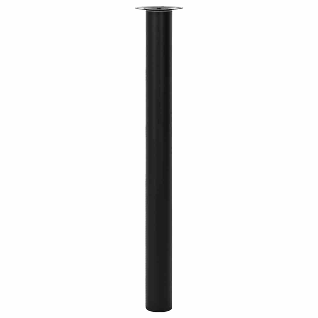 Telescopic Table Legs 2 pcs Black 710 mm-1100 mm