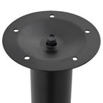 Telescopic Table Legs 2 pcs Black 710 mm-1100 mm