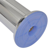 Round Sofa Legs 4 pcs Chrome 180 mm - Front View