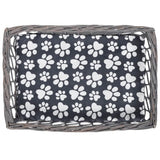 Willow Cat Tree Pet House/Bed/Scratching Post with Cushion Square - Top-Down View